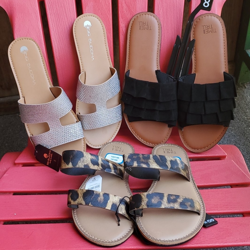 Lot of 3 pairs of 👡